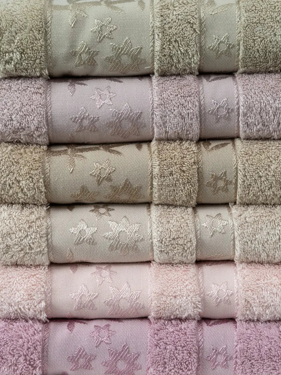 Pack 6 Serviettes de Bain Haut Gamme 50*90 cm de qualité bambou