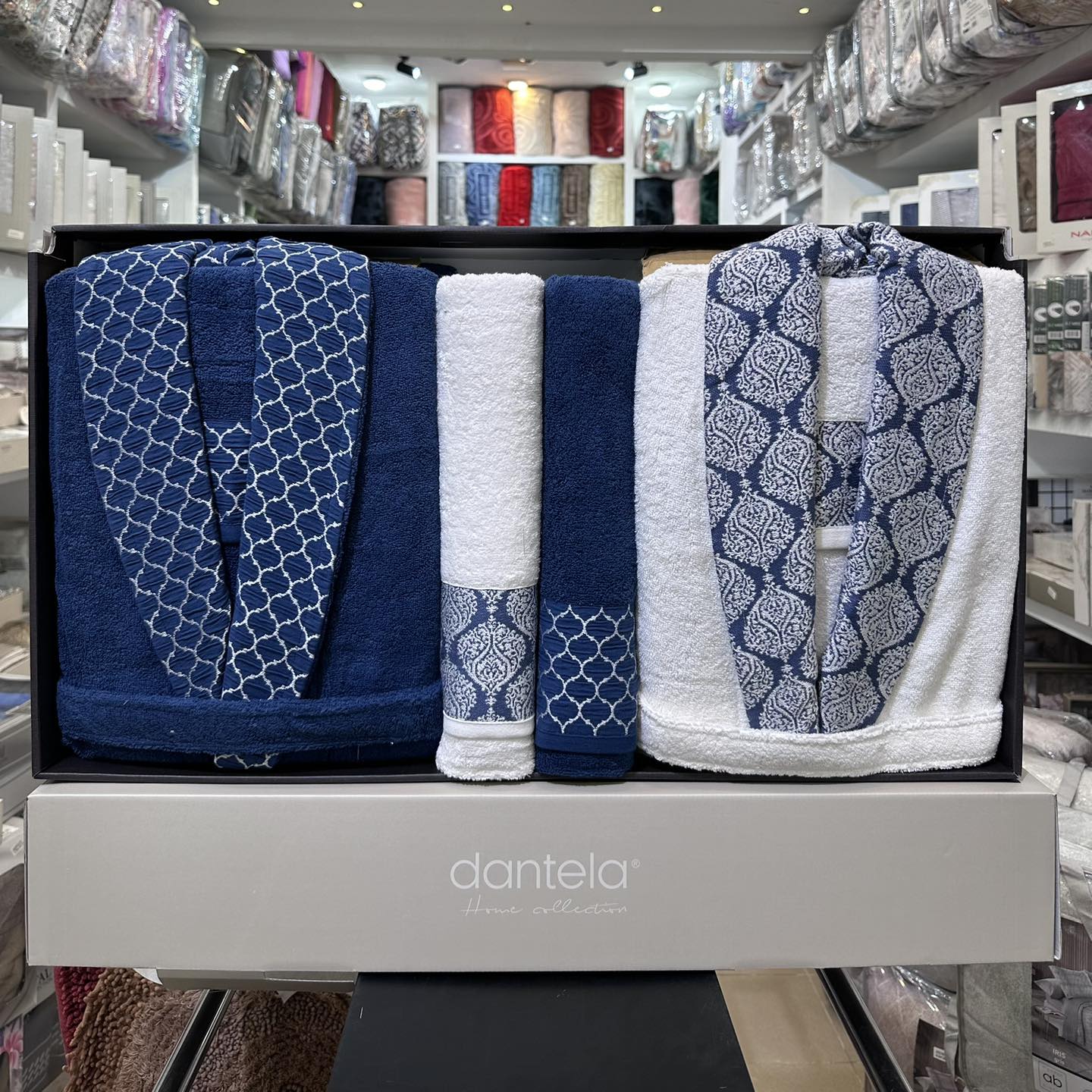 Ensemble Magnifique de Peignoirs Janset - 6 Pièces en Coton Turc de Qualité Supérieure