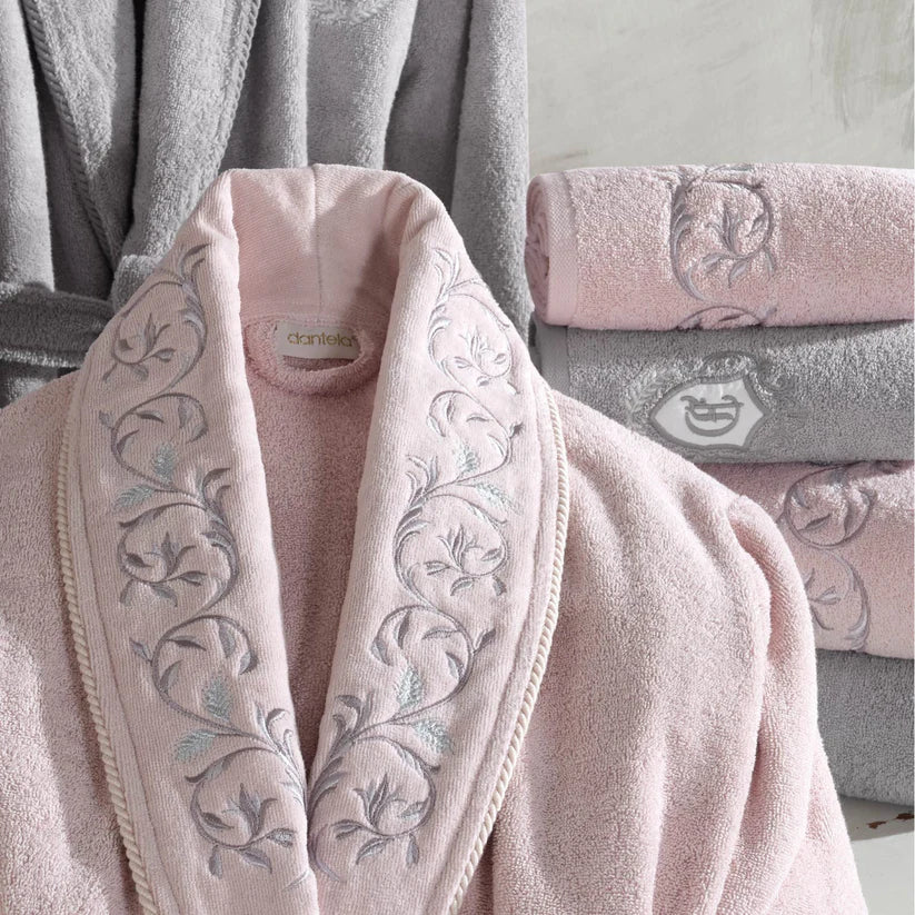 Ensemble Magnifique de Peignoirs Janset - 6 Pièces en Coton Turc de Qualité Supérieure