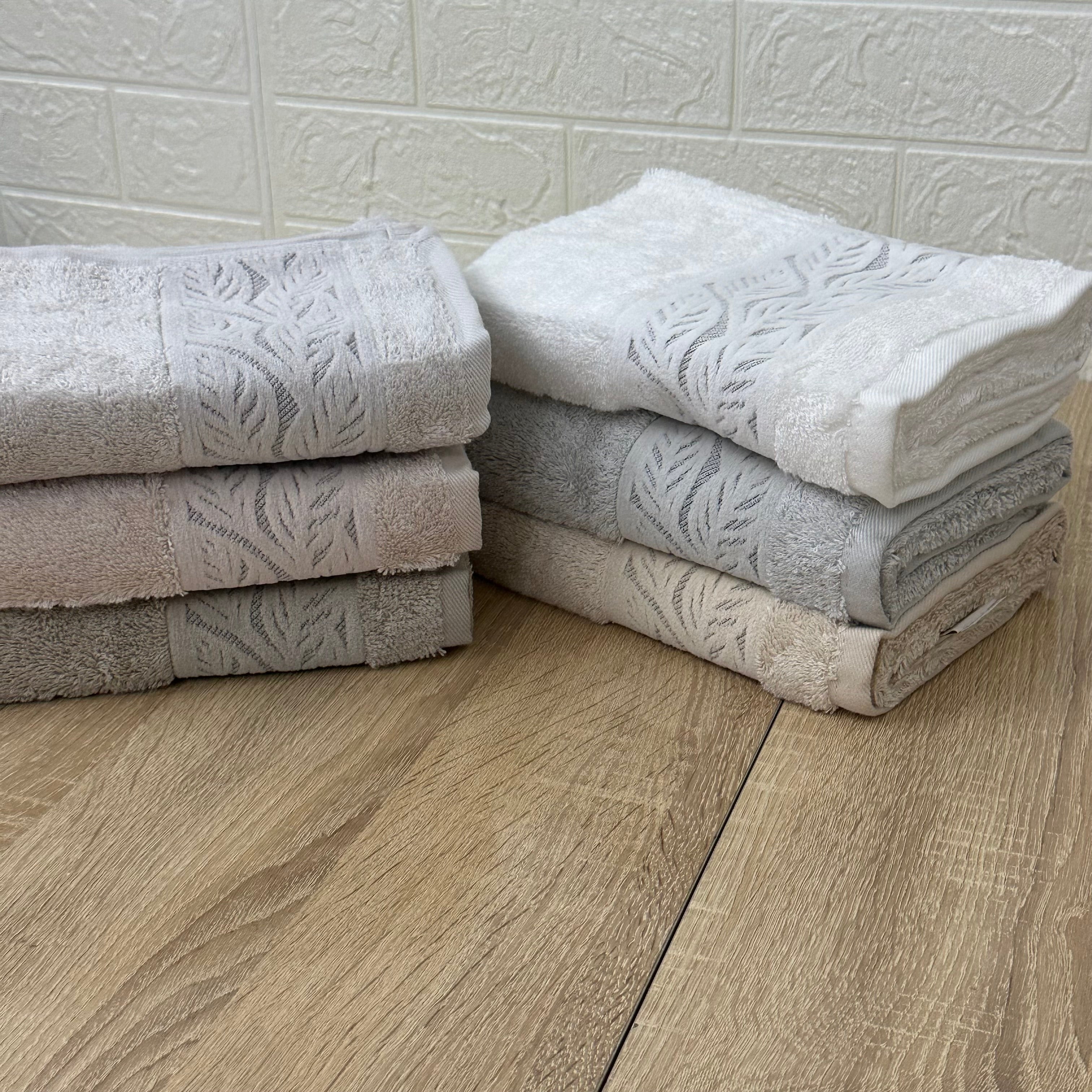 Lot de 6 Serviettes Visage 100% Coton – Collection Pupilla