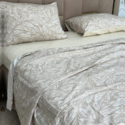 Parure de Lit 4 pièces en 100% Satin de coton