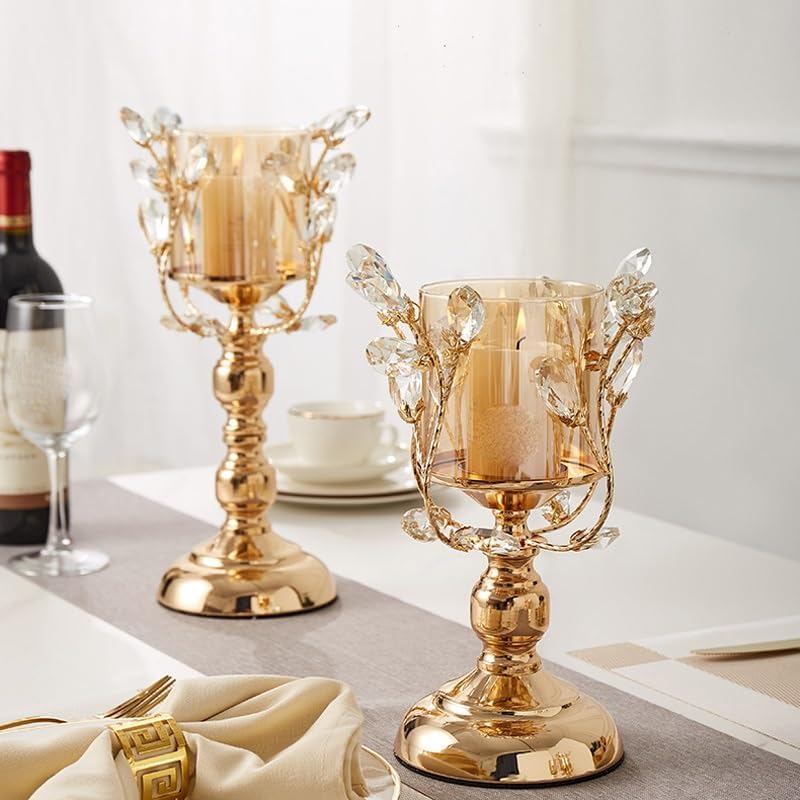 Bougeoir en métal, décoration de Maison