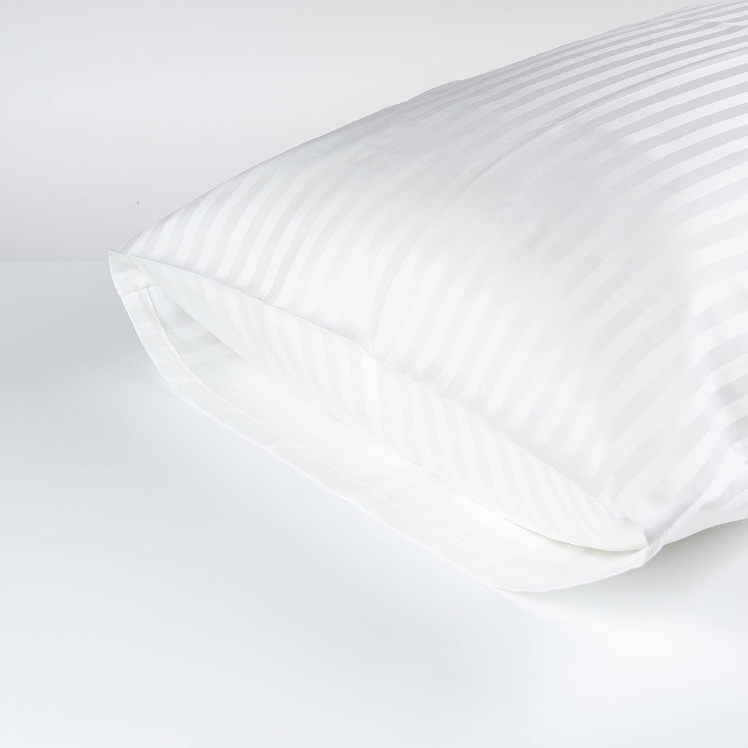 Lot de 6 Taies d'Oreiller en Satin de Coton 50*70 cm