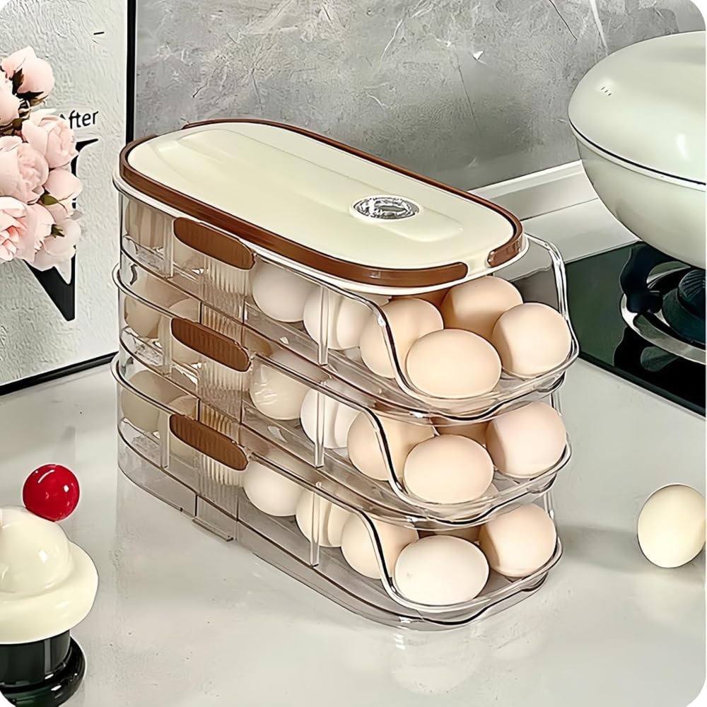 Boîte à Œufs Double-Stack™ – Rangement Empilable et Pratique