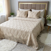 Parure de Lit Kamraya Haut Couture 100% Coton 6 pièces