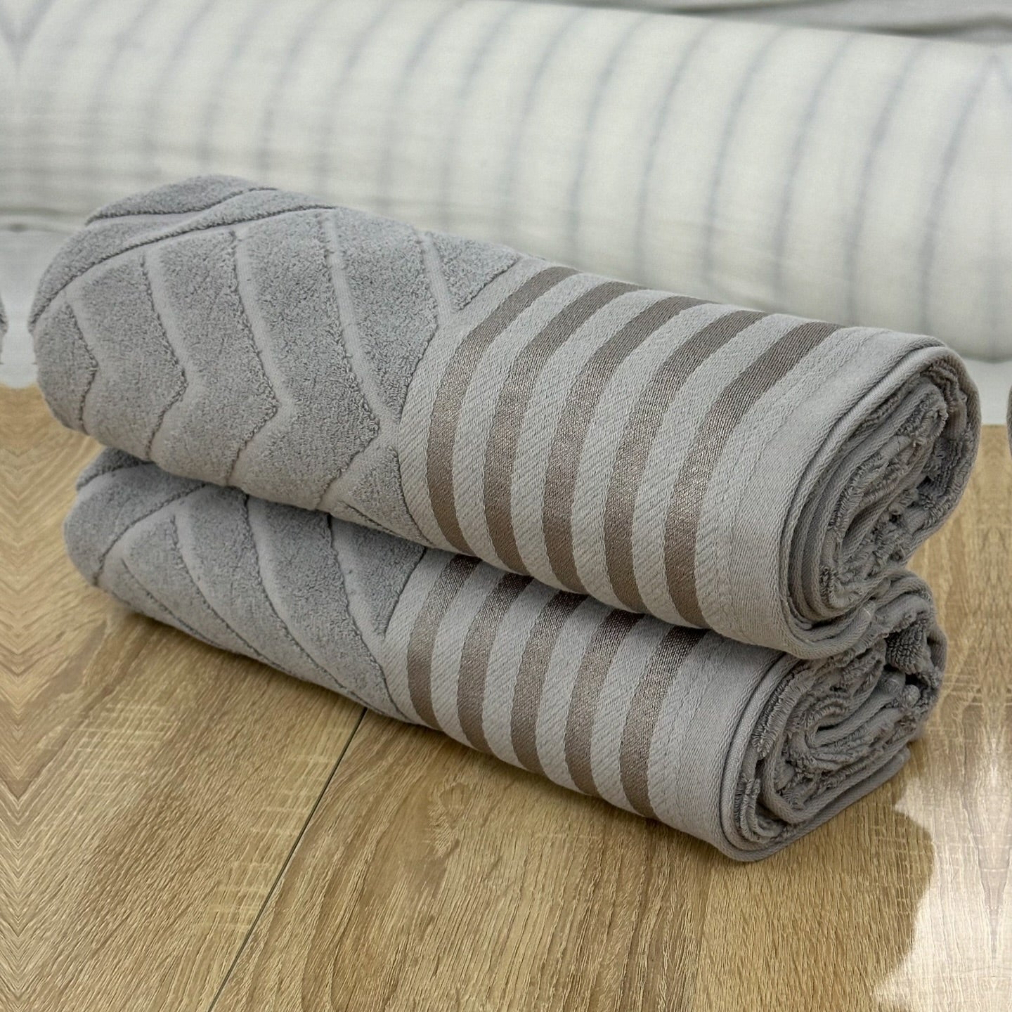 Lot de 2 Draps de Bain 140*70 cm
