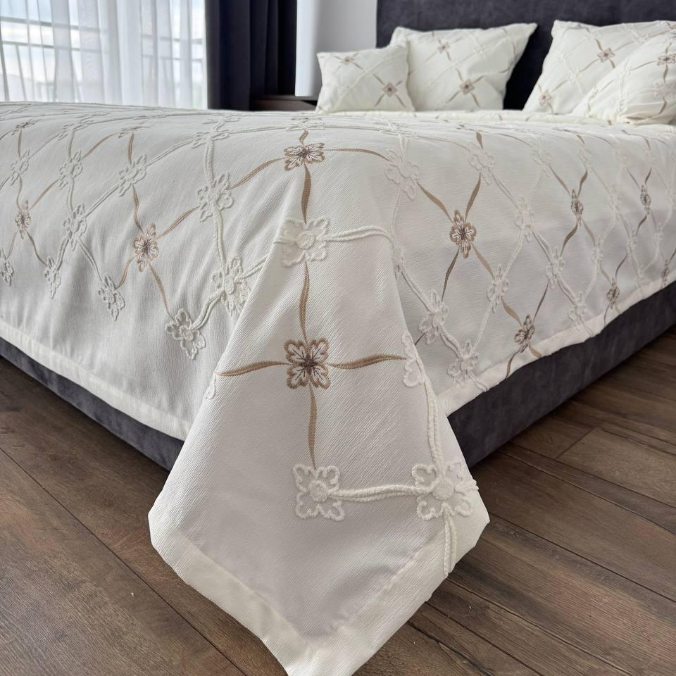 Parure de Lit Kamraya Haut Couture 100% Coton 6 pièces