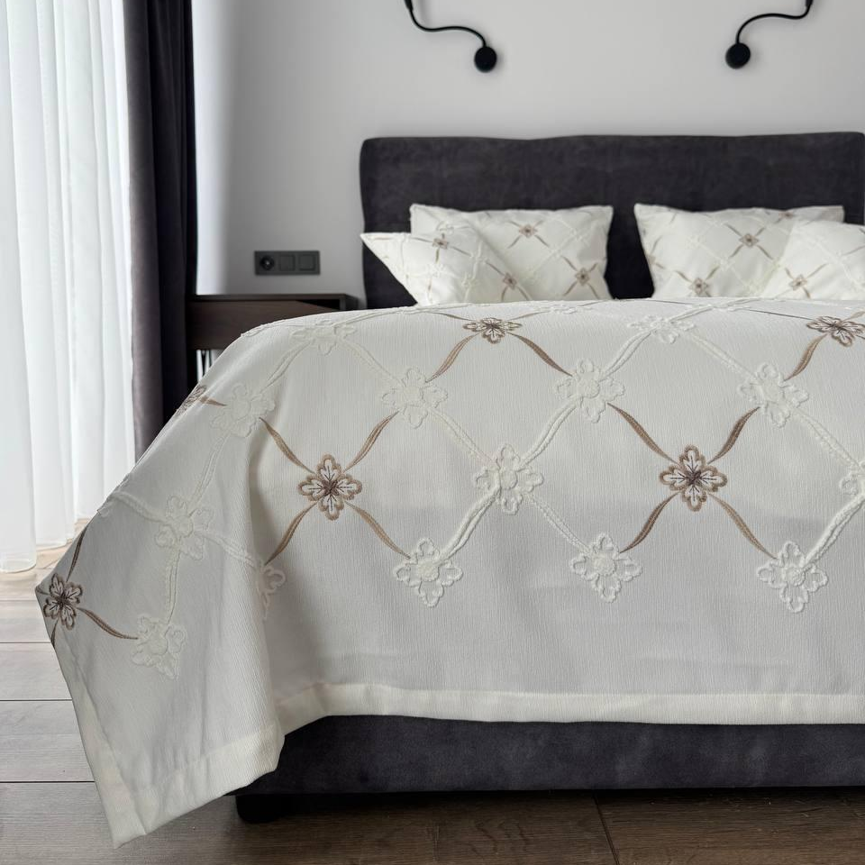 Parure de Lit Kamraya Haut Couture 100% Coton 6 pièces