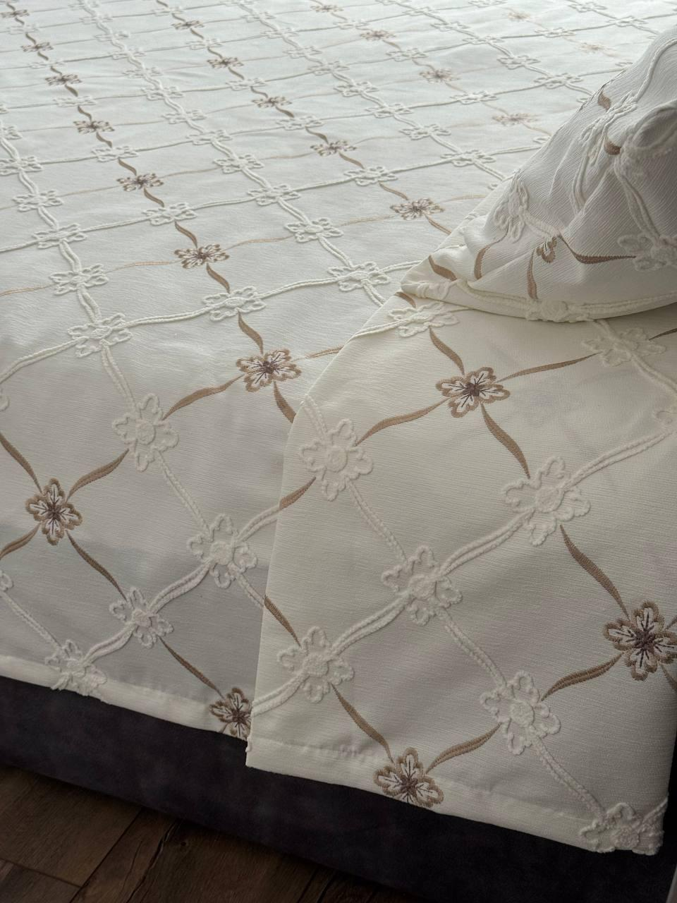 Parure de Lit Kamraya Haut Couture 100% Coton 6 pièces
