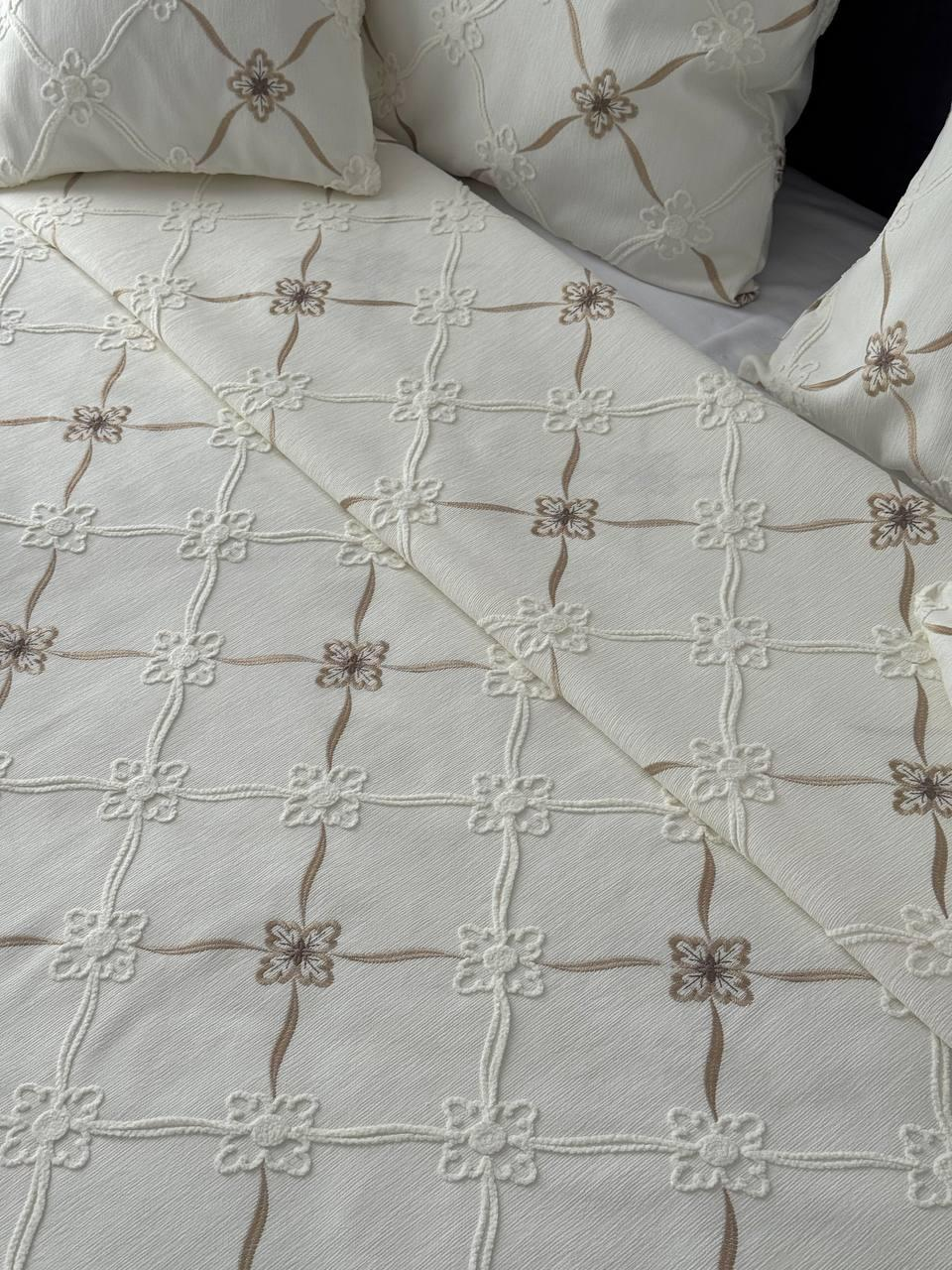 Parure de Lit Kamraya Haut Couture 100% Coton 6 pièces