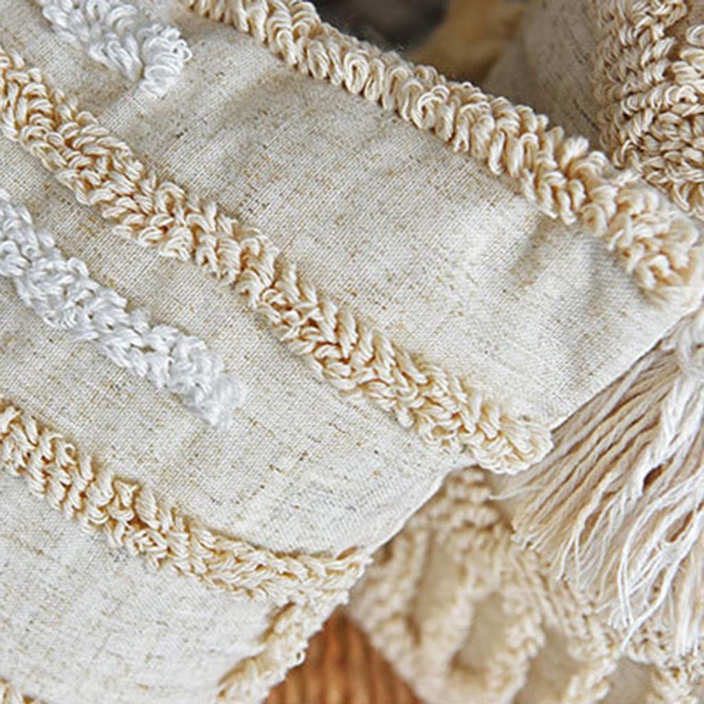 Taies Décoratives Brodées à la Main 45x45 cm - Qualité Artisanale Premium