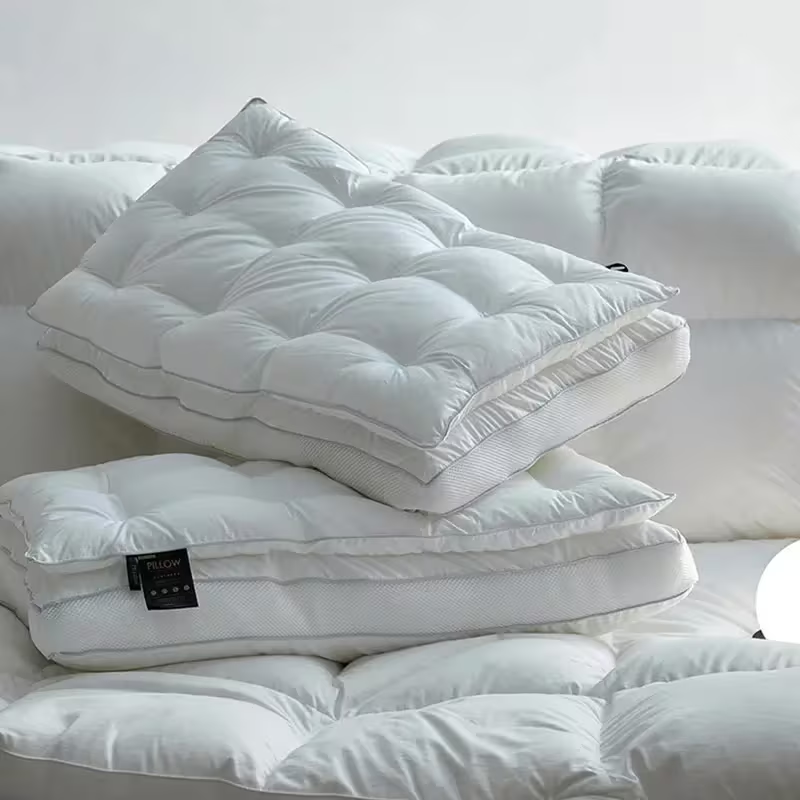 1 Oreiller Orthopédique en Microfibre Siliconée 50*70 cm