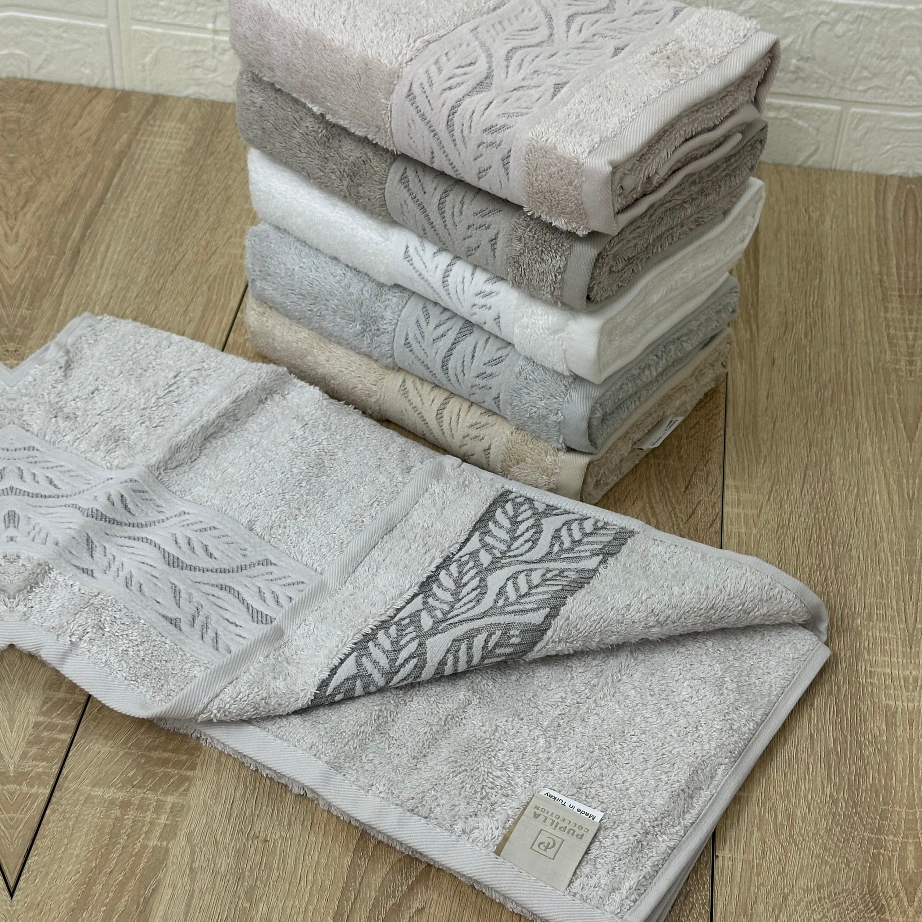 Lot de 6 Serviettes Visage 100% Coton – Collection Pupilla