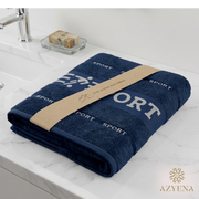 Serviette de Bain Coton 140×70 cm – Polyvalente Sport et Plage