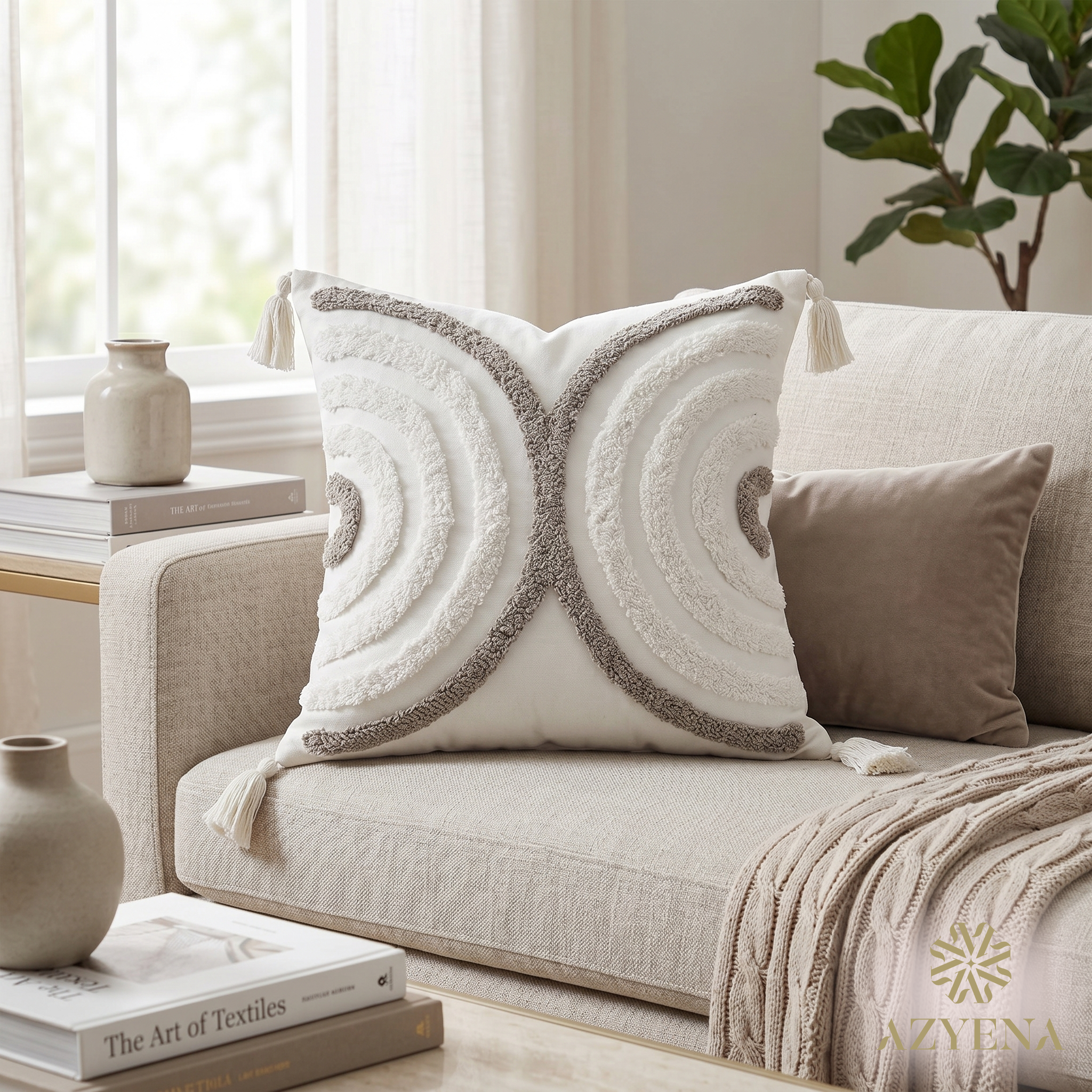 Coussin décoratif carré 45×45 cm
