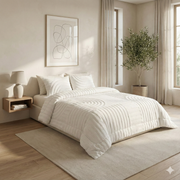 Couette Luxe en Fourrure de Lapin – 5 Pièces – Fabrication Azyena