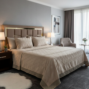 Parure de Lit Kamraya Haut Couture 100% Coton 6 pièces