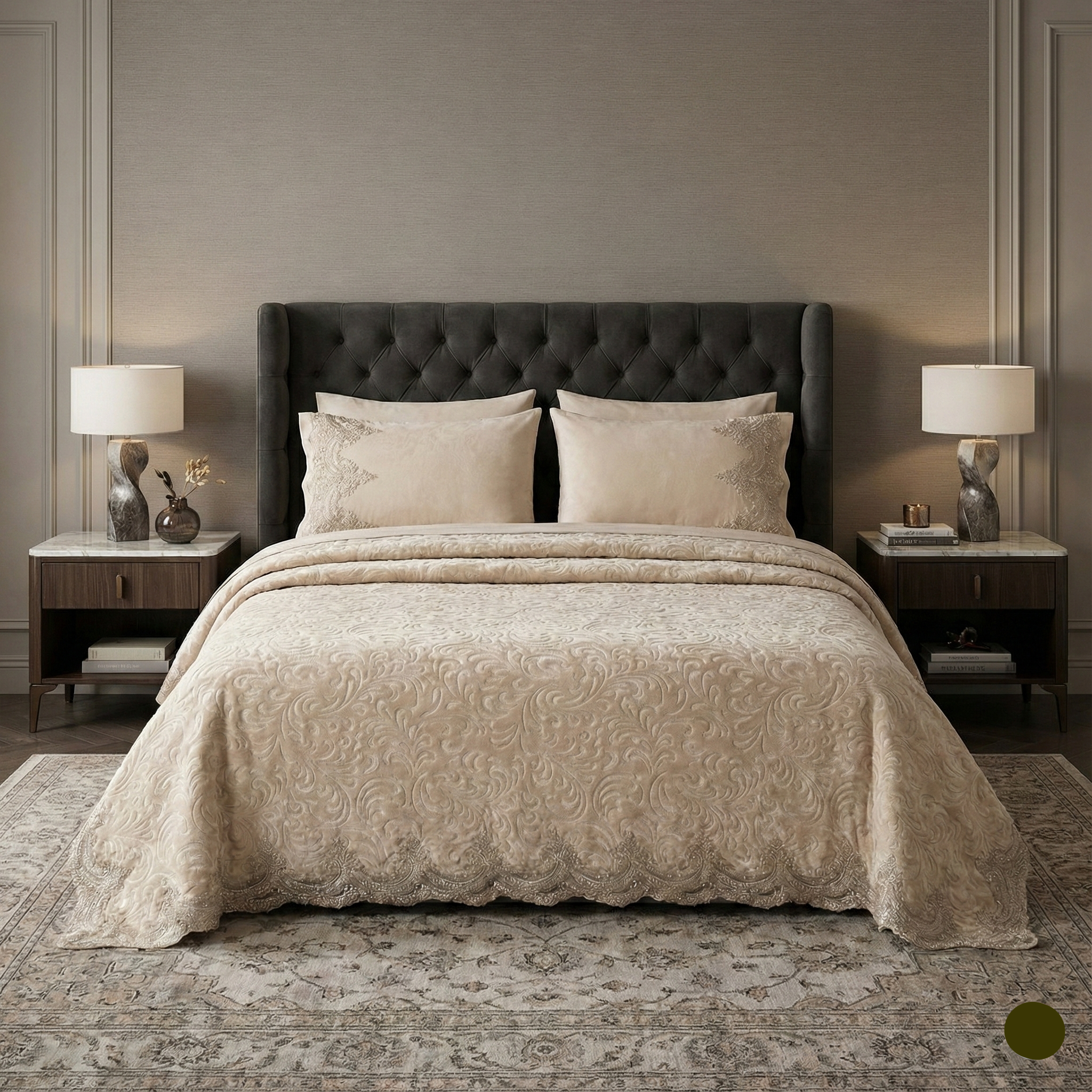 Ensemble Couverture Dentelle 6 Pièces – Luxe, Douceur & Élégance