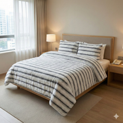 Couette Luxe en Fourrure de Lapin – 5 Pièces – Fabrication Azyena