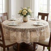 Nappe de table Tissu Organza dentelle