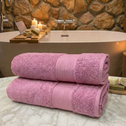 Lot de 2 Draps de Bain Grand Taille 180*100 cm