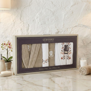 Ensemble Magnifique de Peignoirs Janset - 6 Pièces en Coton Turc de Qualité Supérieure