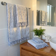 Lot de Deux Draps de Bain en 100% Coton Doux