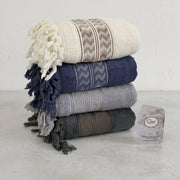 Lot de 4 Serviettes de bain Premium 600g