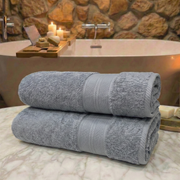 Lot de 2 Draps de Bain Grand Taille 180*100 cm