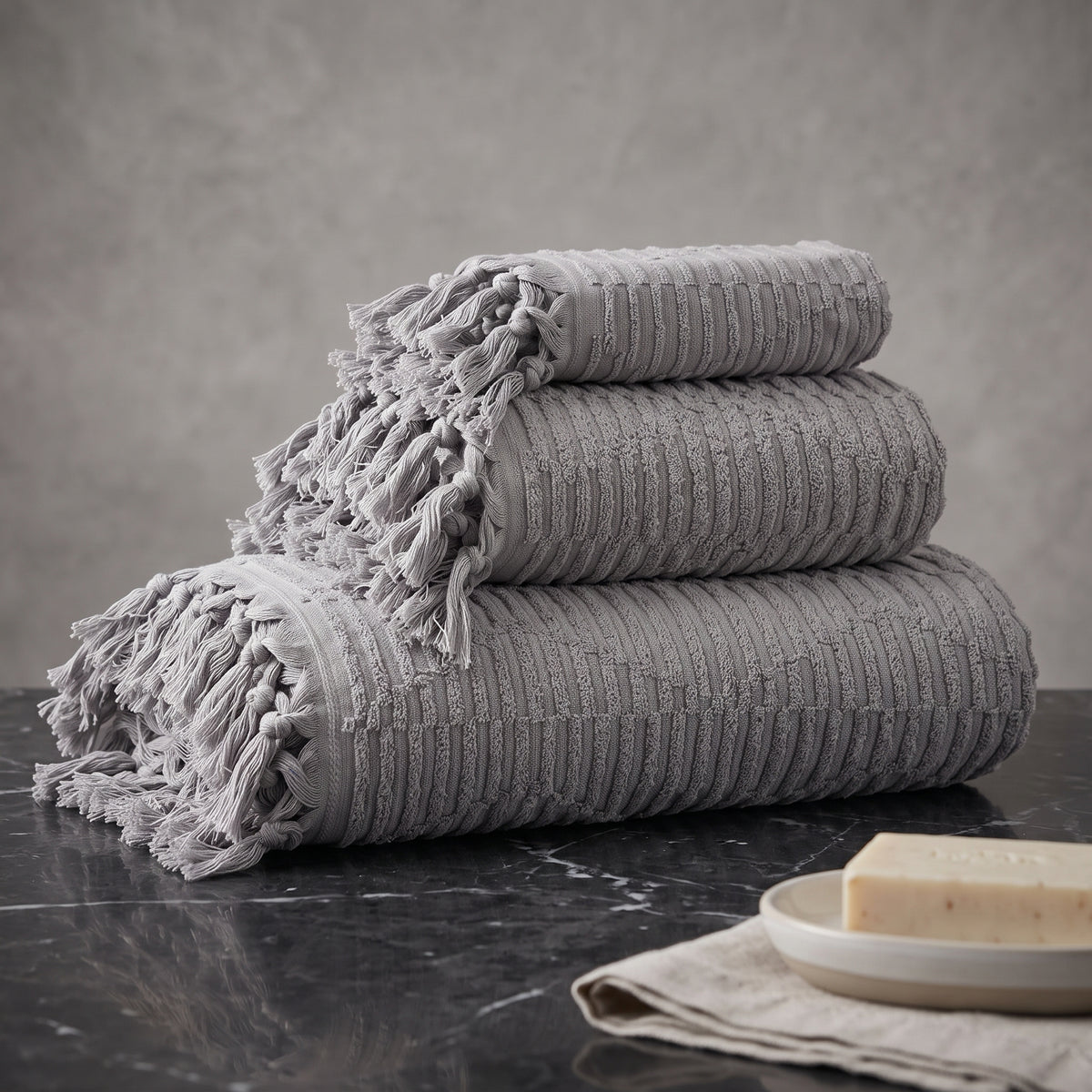 Pack 3 Serviettes de Bain Coton Premium Ultra-Douce