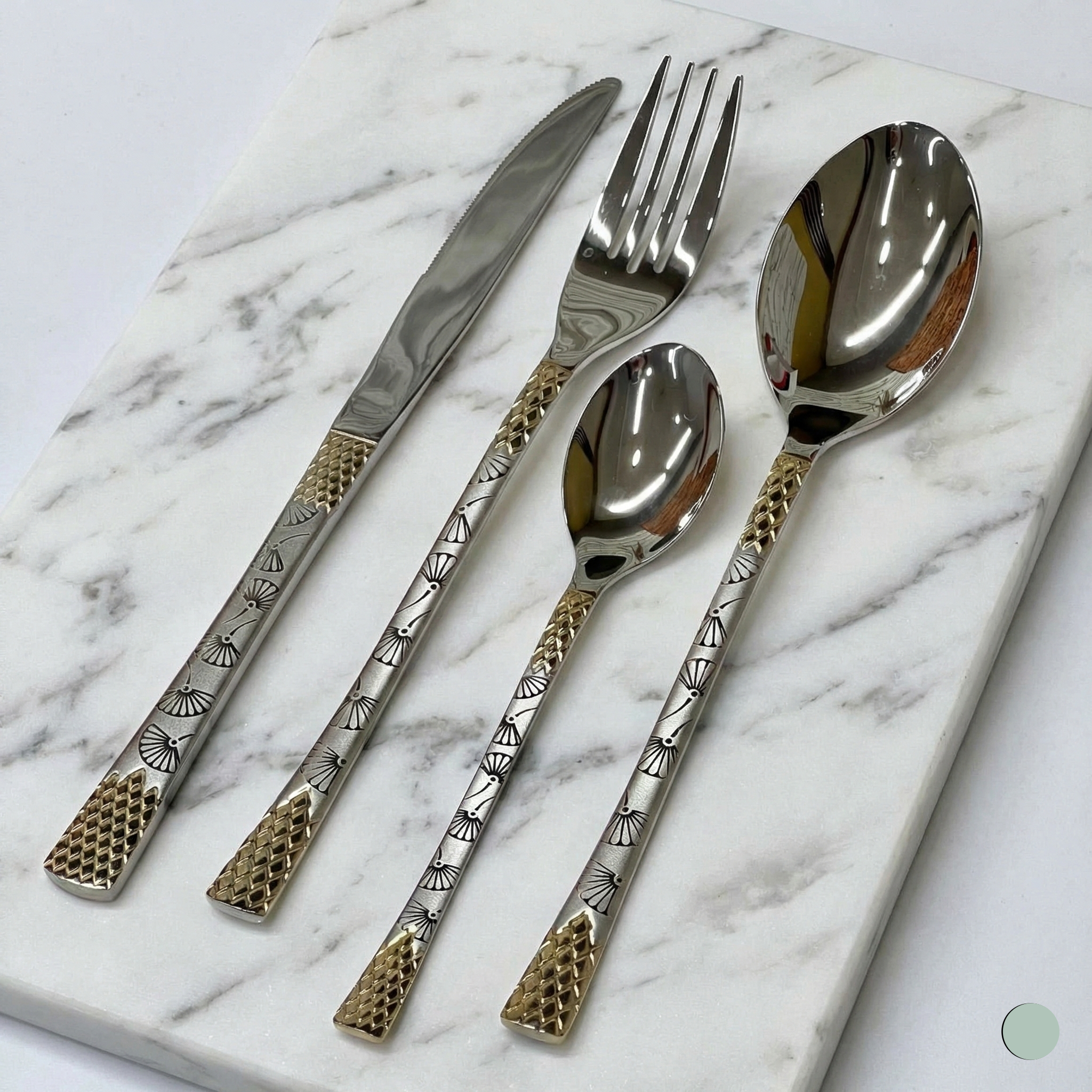 Coffret de Couverts en Acier Inoxydable 24 Pièces