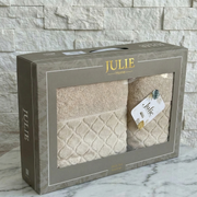 Cofret Drap de Bain Coton 150*90 cm et 90*50 cm