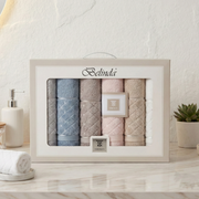 Coffret 6 Serviettes de Bain BELINDA TRENDY – Luxe & Confort
