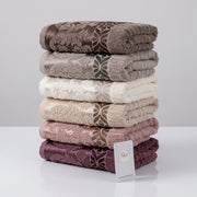 Lot de 6 serviettes de Bain en Coton Ultra Lux - Haut Qualité