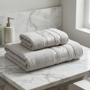 Lot de 2 Draps de Bain en Bambou Tres douce Grand taille 180*100 m et 90*50 cm