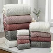 Pack Luxe Serviettes Belinda Bamboo – Offre 12 Pièces Ultra Douces et Super Absorbantes