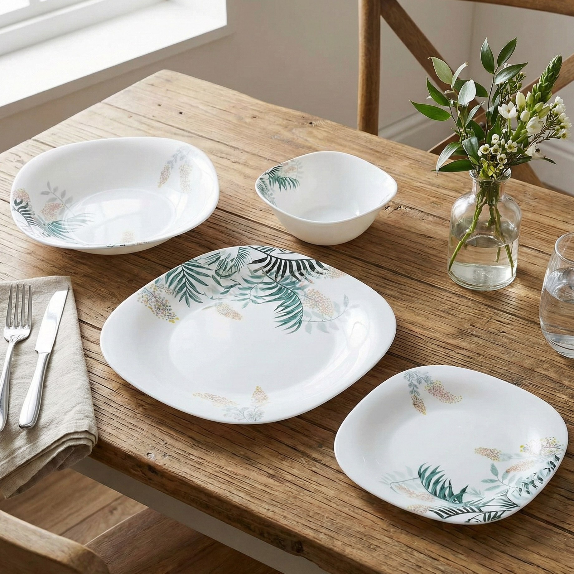 Service à table 24 Pièces en céramique pour 6 personnes