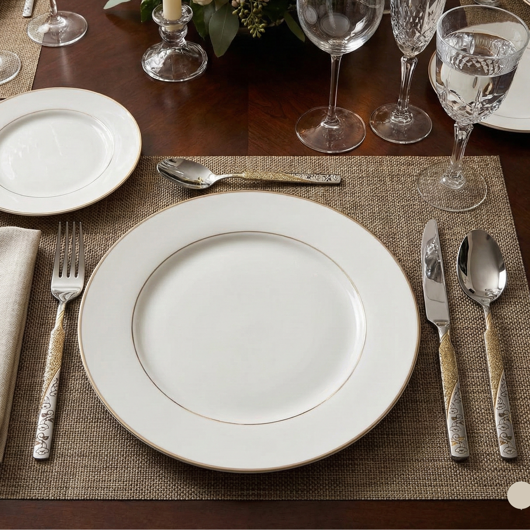 Coffret de Couverts en Acier Inoxydable 24 Pièces