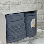 Cofret Drap de Bain Coton 150*90 cm et 90*50 cm