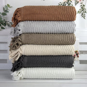 Lot de 6 serviettes de Bain en Coton Ultra Lux -90*50 CM