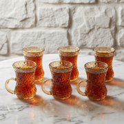 SERVICE À THÉ EN VERRE 12 PIÈCES