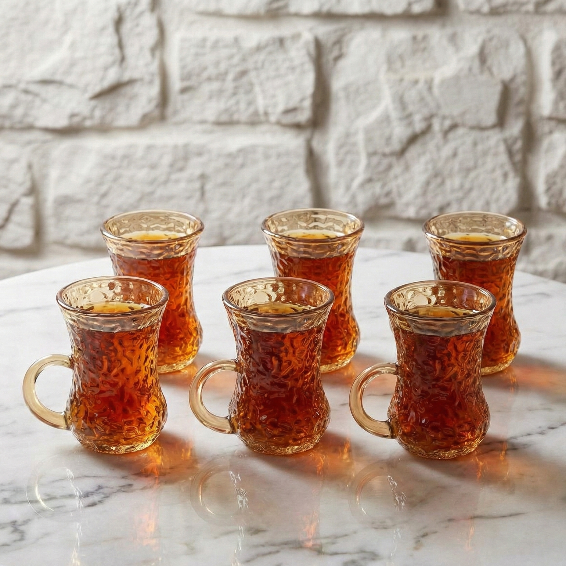 SERVICE À THÉ EN VERRE 12 PIÈCES