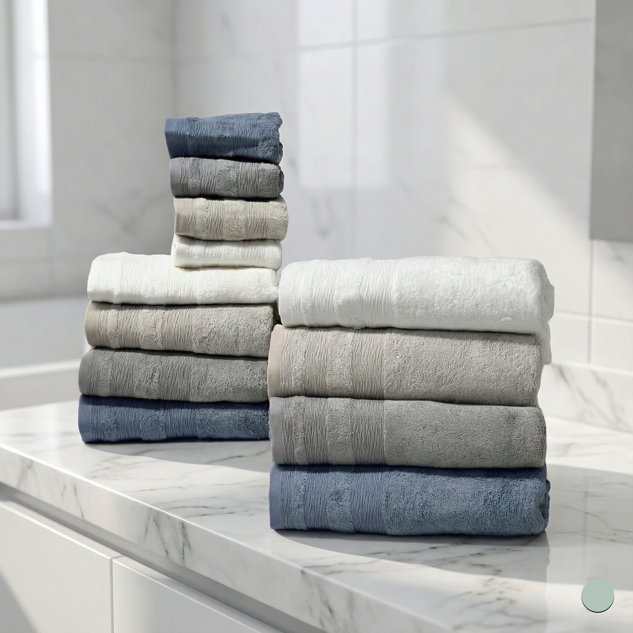 Pack Luxe Serviettes Belinda Bamboo – Offre 12 Pièces Ultra Douces et Super Absorbantes