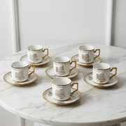 Service à Café en Porcelaine 12 Pièces