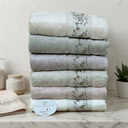 Pack 6 Serviettes de Bain Haut Gamme 50*90 cm de qualité bambou