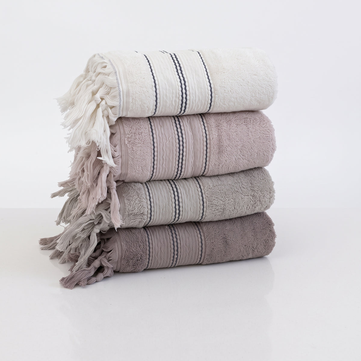 Lot de 4 Serviettes de bain Premium  Haut Gamme