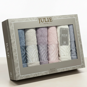 Coffret de 6 serviettes de Visage Coton 90*50 cm
