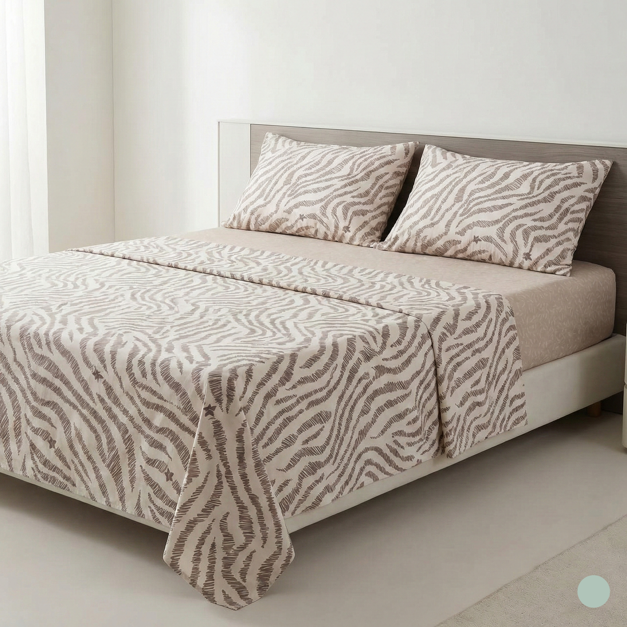 Parure de Lit 4 pièces en coton microfibre de qualité supérieure
