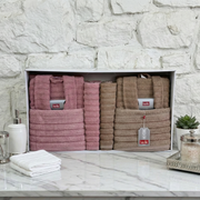 Ensemble Sortie de Bain 6 pièces 100% Coton