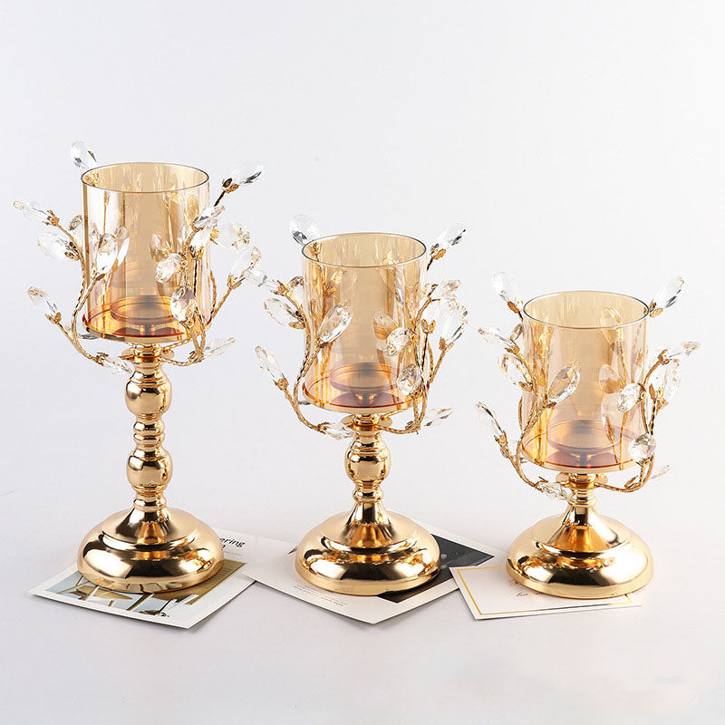 Bougeoir en métal, décoration de Maison